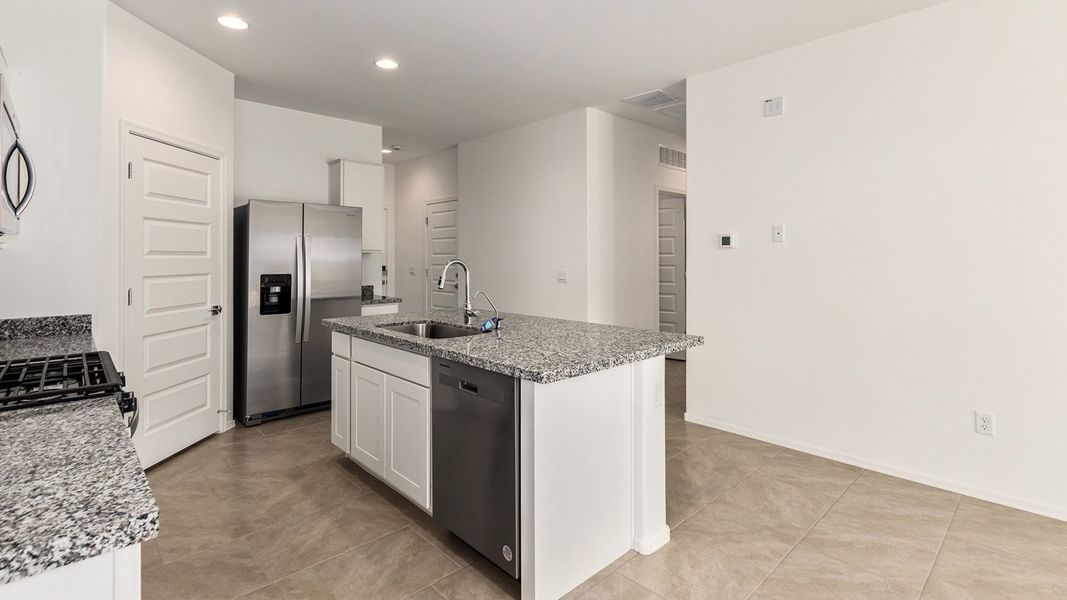 Representative furnished interior of a home built from the Dalton by D.R. Horton in The Oasis at Rocking K, Vail (Image 5).