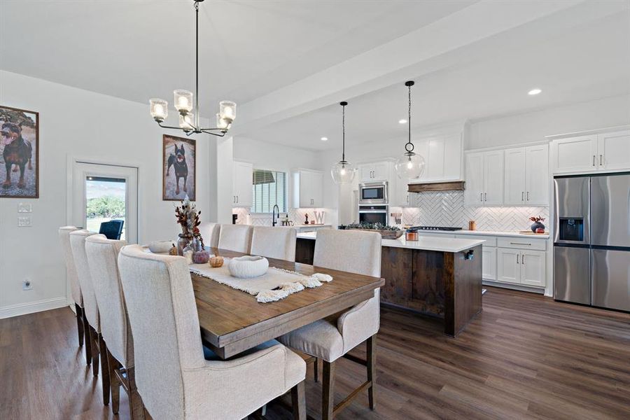 Furnished interior view inside a new home in , Garner (Image 16).