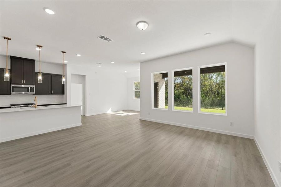 Open Kitchen-Living-Dining Room