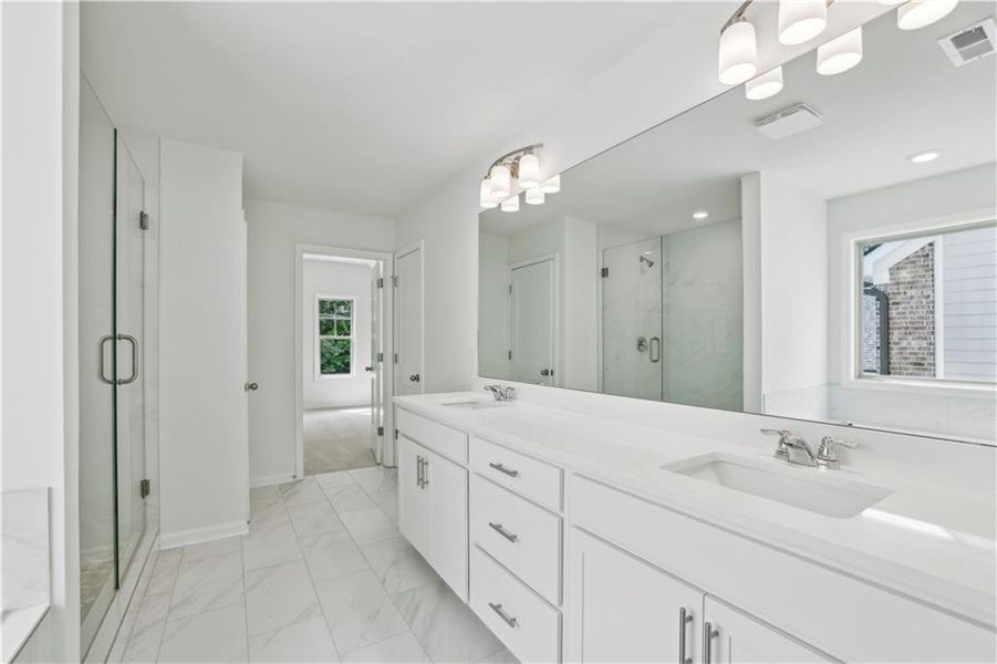 Furnished interior view inside a new home in , Sugar Hill (Image 5).