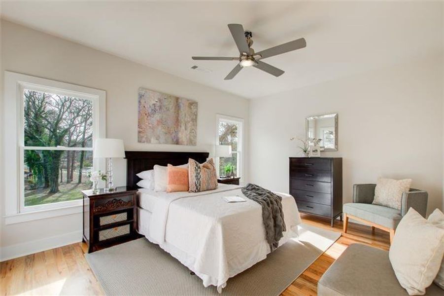 Furnished interior view inside a new home in , Atlanta (Image 25).