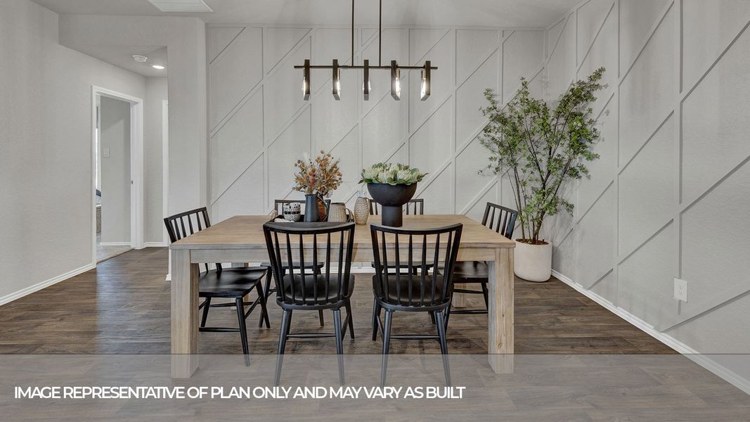 Furnished interior view inside a new home in Swenson Heights, Seguin (Image 9).