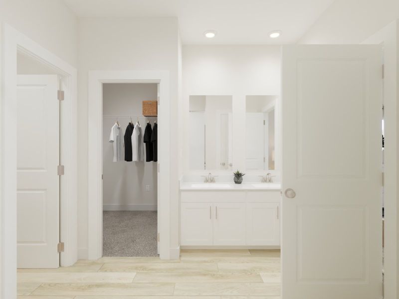 Furnished interior view inside a new home in Avery Farms - Ridge Series, Murfreesboro (Image 6).