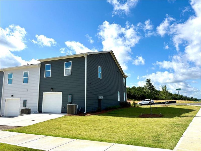 Exterior details and patio area of a home in Stegall Village, Cartersville (Image 6). Exterior details and patio area of a home in Stegall Village, Cartersville (Image 6).