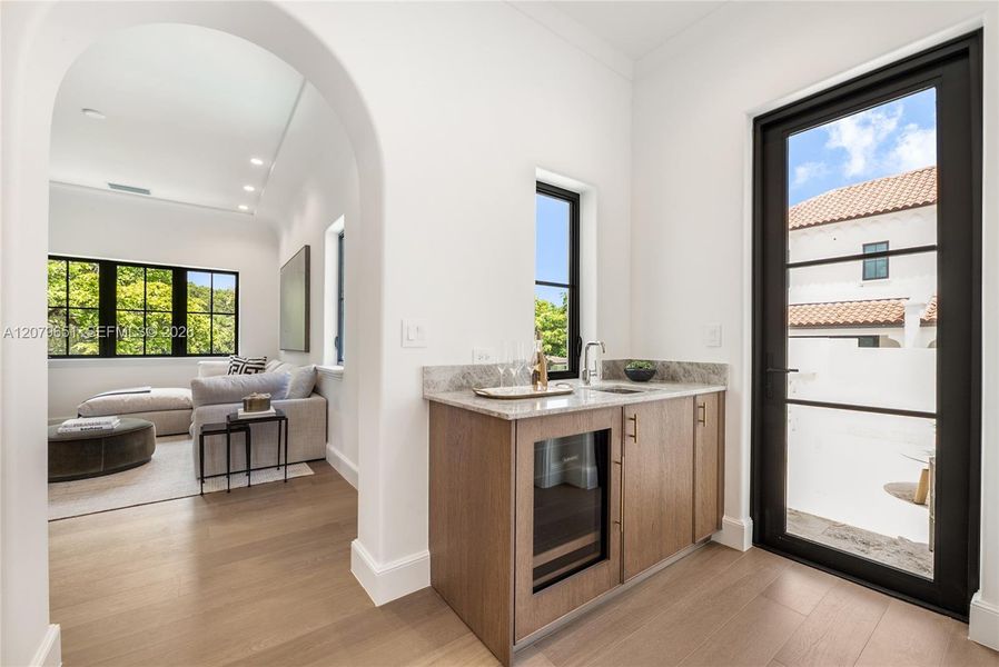 Furnished interior view inside a new home in , Coral Gables (Image 12).