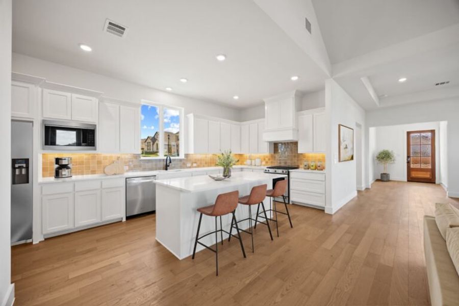 Furnished interior view inside a new home in Uptown Celina, Celina (Image 12).