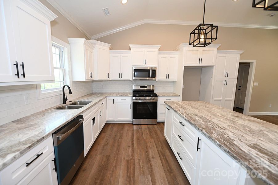 Furnished interior view inside a new home in , Hickory (Image 10).