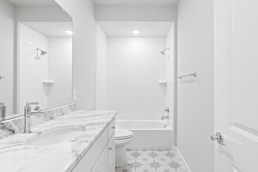 Furnished interior view inside a new home in Wildridge, Oak Point (Image 32).