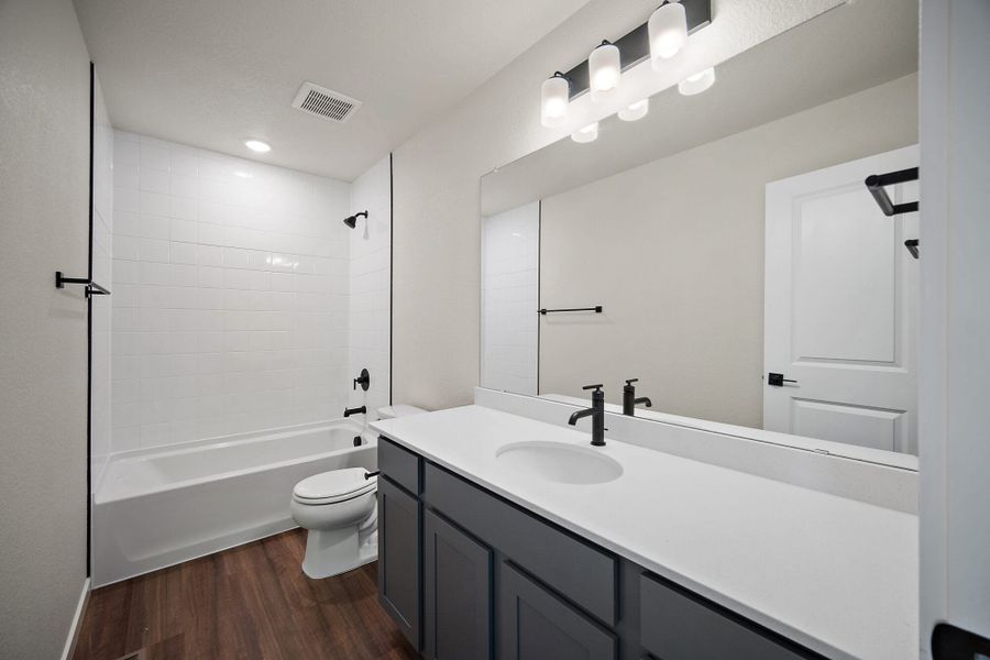 Furnished interior view inside a new home in Aspen Ranch, Fountain (Image 17). Furnished interior view inside a new home in Aspen Ranch, Fountain (Image 17).