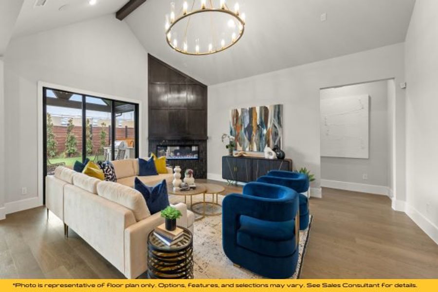 Representative furnished interior of a home built from the Telluride by Stonefield Homes in Rio Vista at Kelly Ranch, Aledo (Image 37). Representative furnished interior of a home built from the Telluride by Stonefield Homes in Rio Vista at Kelly Ranch, Aledo (Image 37).