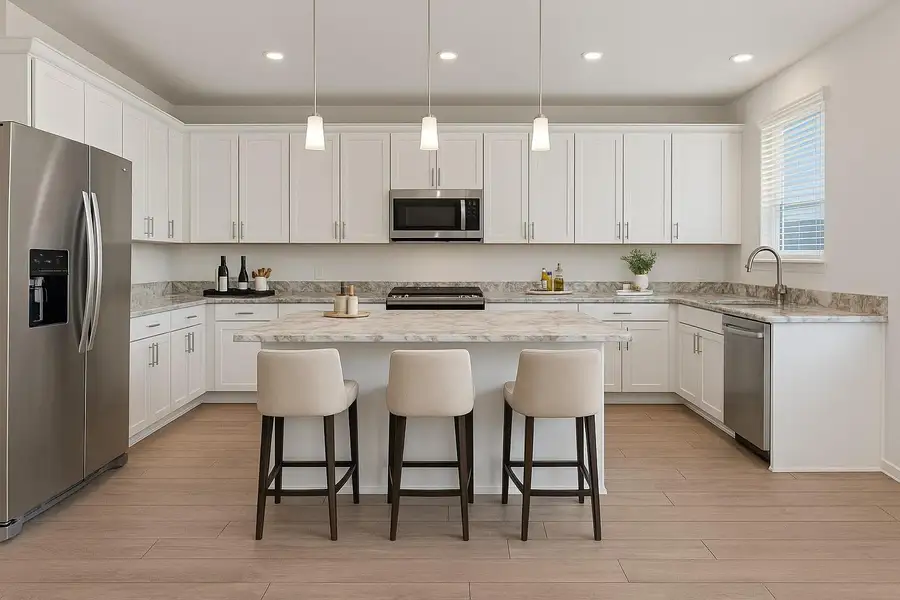 Furnished interior view inside a new home in Carlson Place, Georgetown (Image 17).