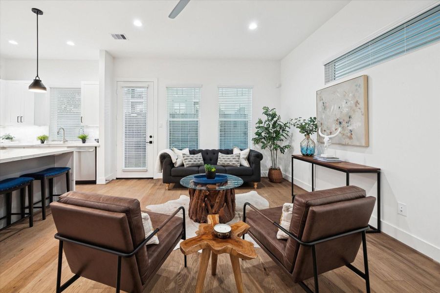 Furnished interior view inside a new home in , Houston (Image 31). Furnished interior view inside a new home in , Houston (Image 31).