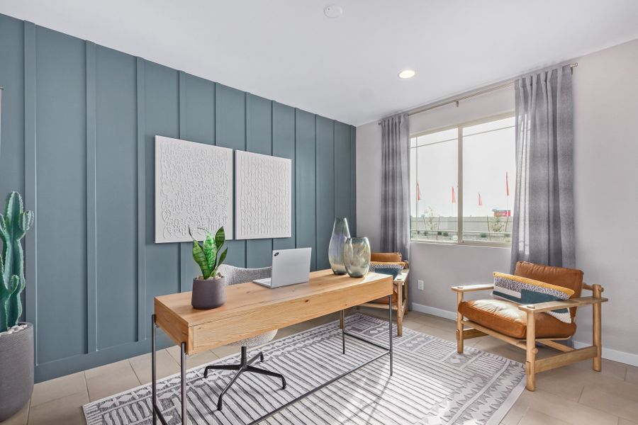 Furnished interior view inside a new home in Stonehaven, Glendale (Image 19).