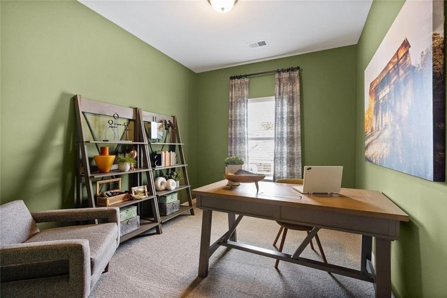 Furnished interior view inside a new home in The Stiles, Cartersville (Image 25).