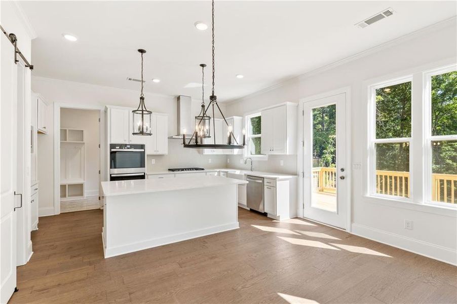 Furnished interior view inside a new home in Chattahoochee Reserve, Cumming (Image 5).