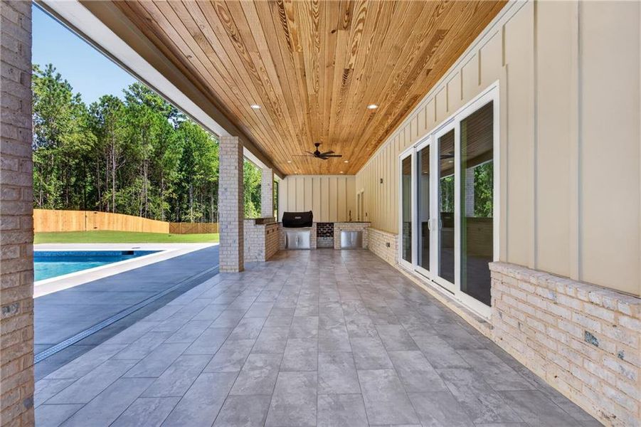Exterior details and patio area of a home in , Dacula (Image 40).
