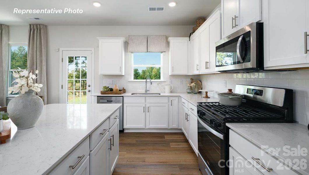 Furnished interior view inside a new home in Secrest Commons, Monroe (Image 10).