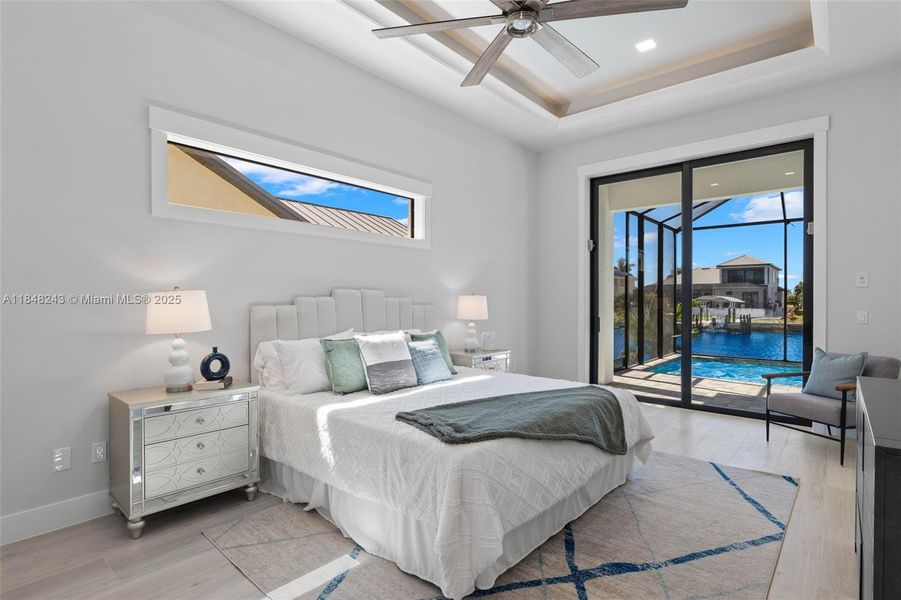 Furnished interior view inside a new home in , Cape Coral (Image 16). Furnished interior view inside a new home in , Cape Coral (Image 16).