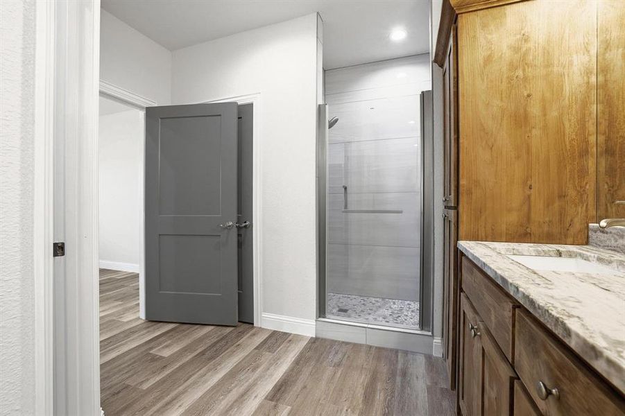 Furnished interior view inside a new home in , Ector (Image 8).
