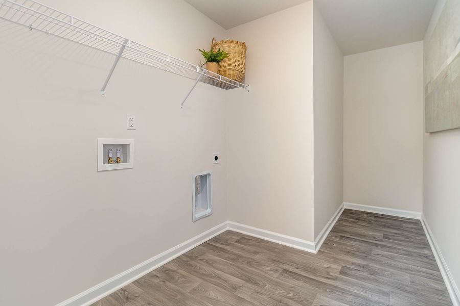 Representative unfurnished interior of a home built from the HELENA by D.R. Horton in Jordanville Farms, Galivants Ferry (Image 21).