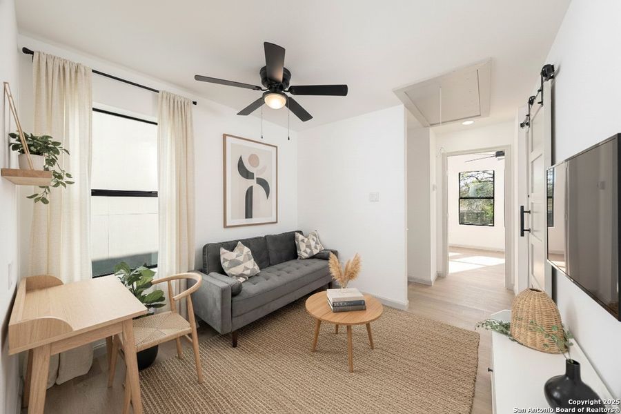 Furnished interior view inside a new home in , San Antonio (Image 10).