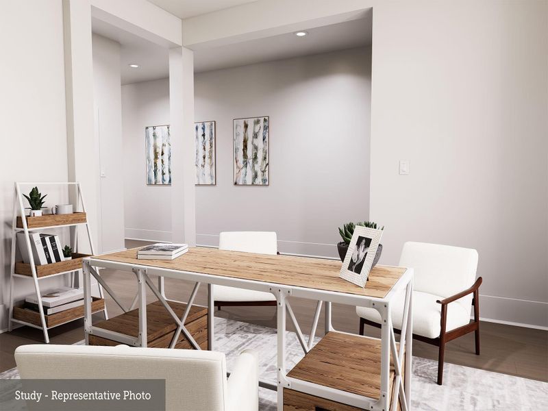 Furnished interior view inside a new home in Legacy - Retreat Collection, League City (Image 4).