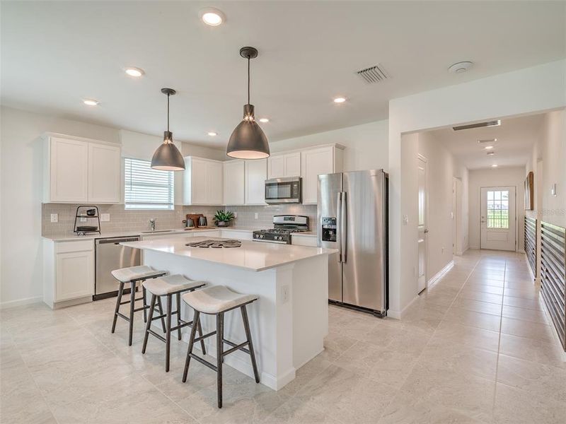 Furnished interior view inside a new home in Lakespur Wellen Park, Venice (Image 9).