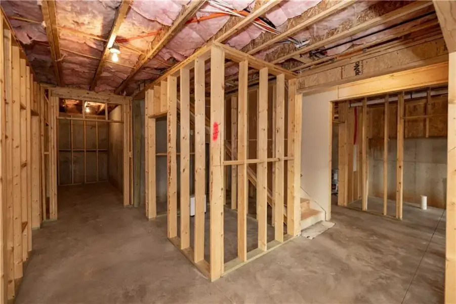 In-progress construction of a new home in Aberdeen, Hoschton, GA (Image 72).