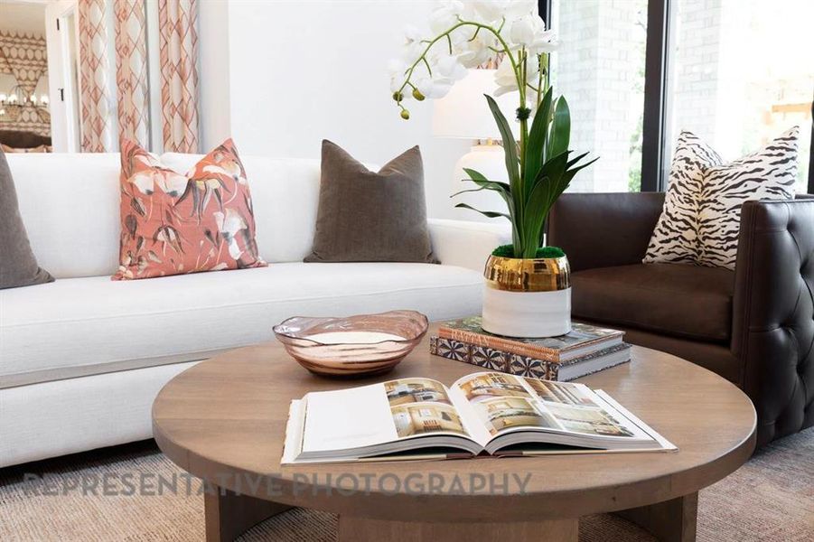 Furnished interior view inside a new home in Mosaic: 60ft. lots, Celina (Image 30).