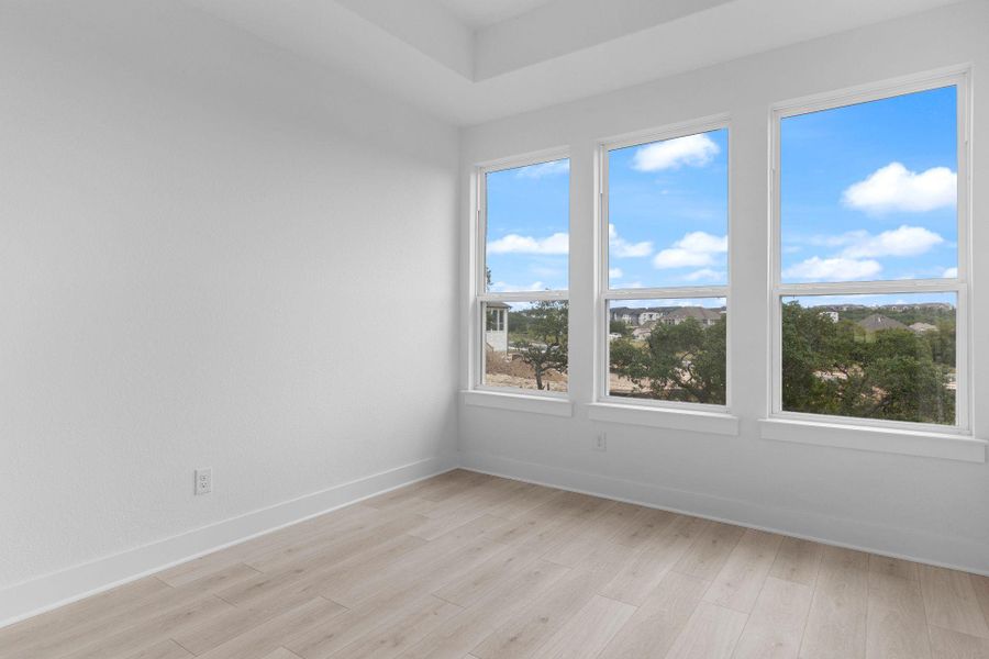 Spacious, unfurnished interior of a new home in Wolf Ranch West Bend 46', Georgetown (Image 28).