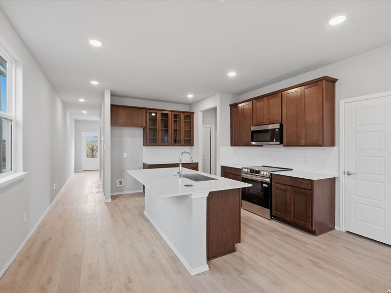 Furnished interior view inside a new home in Agave, San Antonio (Image 8). Furnished interior view inside a new home in Agave, San Antonio (Image 8).