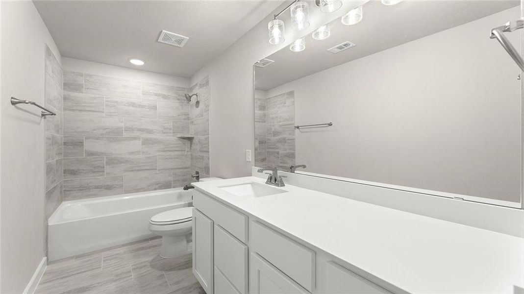 Furnished interior view inside a new home in Providence Commons Sales Phase 1, Aubrey (Image 6). Furnished interior view inside a new home in Providence Commons Sales Phase 1, Aubrey (Image 6).