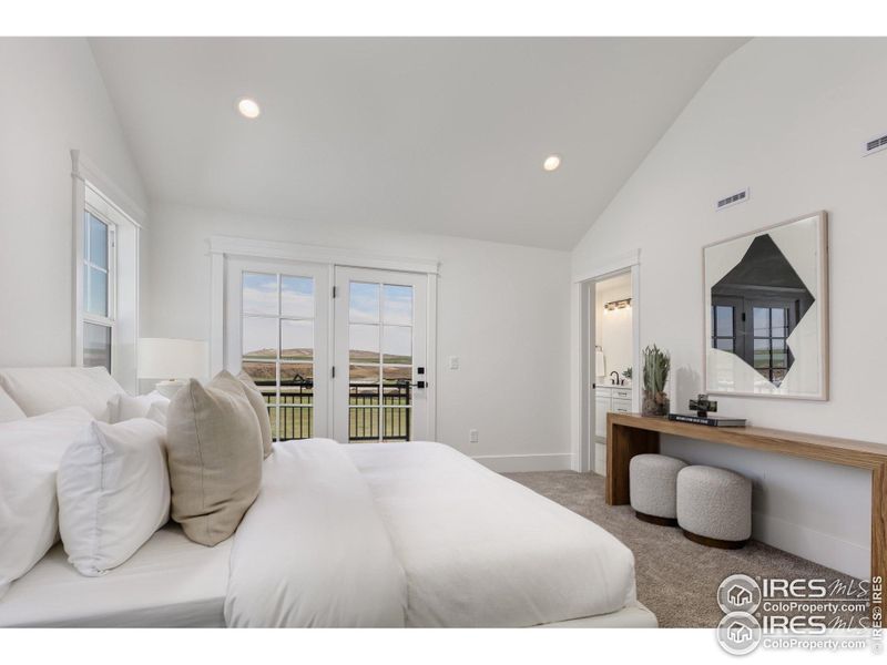Furnished interior view inside a new home in Westerly, Erie (Image 13).
