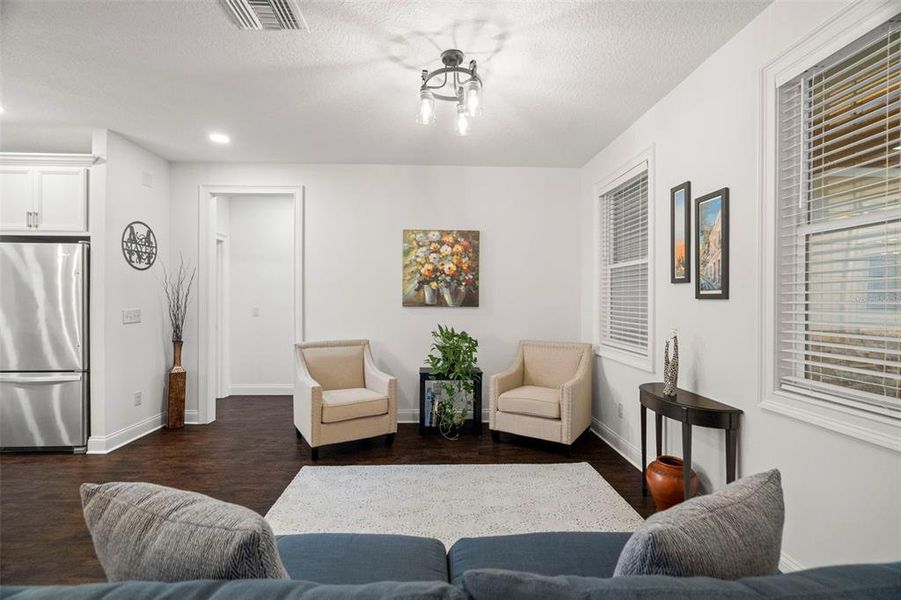 Furnished interior view inside a new home in , Webster (Image 32).