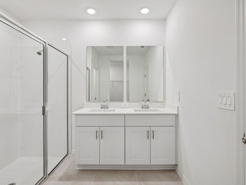 Furnished interior view inside a new home in Ridgehaven - Villas, Ormond Beach (Image 10).