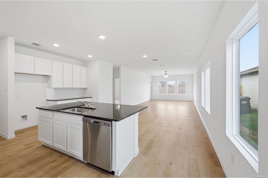 Furnished interior view inside a new home in Katzer Ranch, Converse (Image 14).