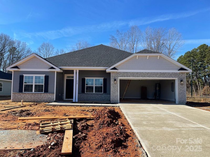 In-progress construction of a new home in Kerns Ridge, Salisbury, NC (Image 3).