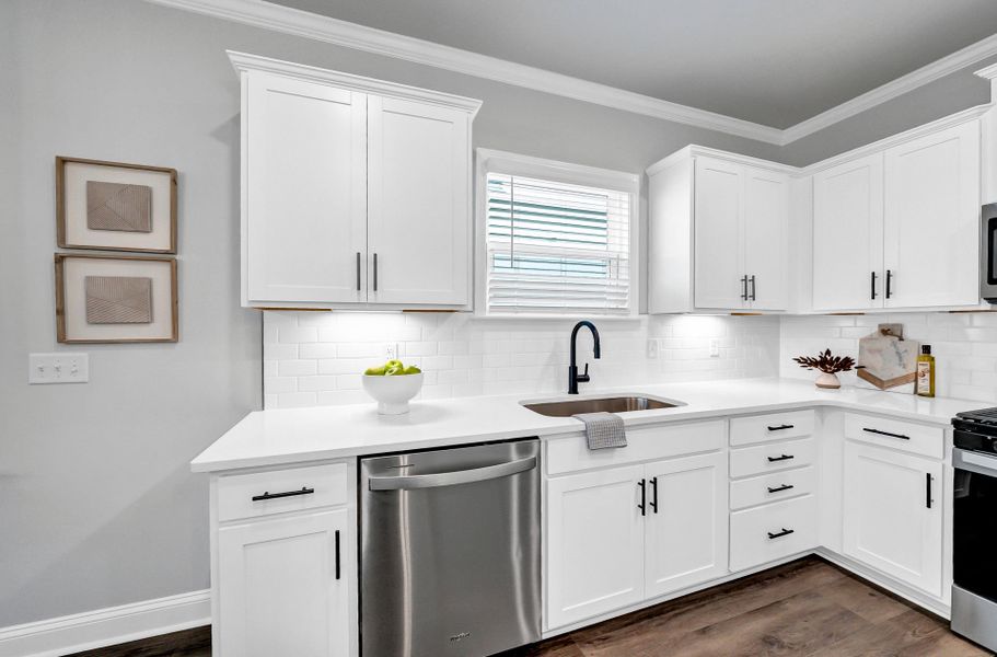 Furnished interior view inside a new home in Monroe Preserve, Chapin (Image 57).