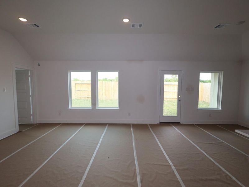 In-progress construction of a new home in Lago Mar, Santa Fe, TX (Image 34).