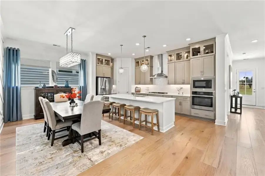 Furnished interior view inside a new home in The Retreat at Sterling on the Lake 48', Flowery Branch (Image 38).