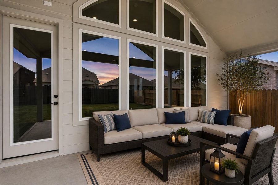 *Virtually Staged Covered Patio* *Virtually Staged Covered Patio*
