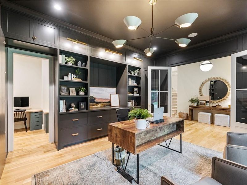 Furnished interior view inside a new home in , Buford (Image 47). Furnished interior view inside a new home in , Buford (Image 47).