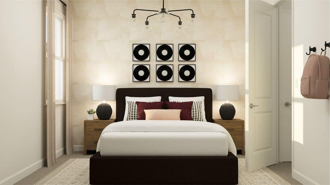 Furnished interior view inside a new home in Arden: The Providence Collection, Loxahatchee (Image 14).