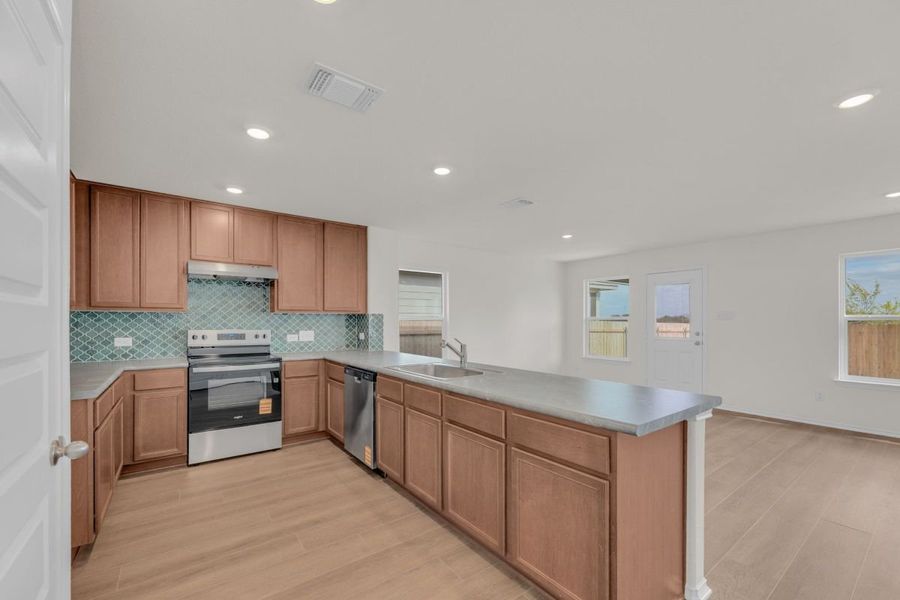 Furnished interior view inside a new home in Hidden Trails, Belton (Image 4).