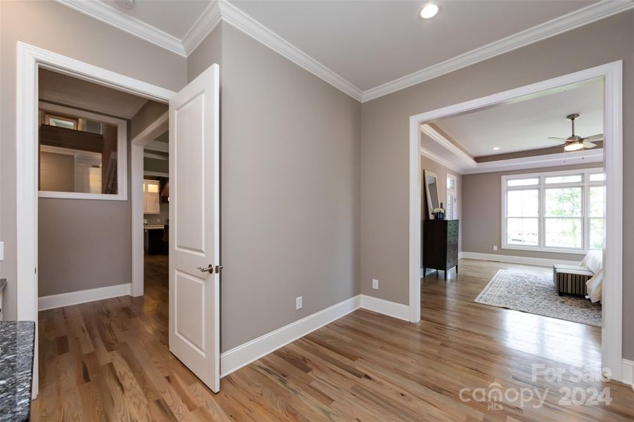 Primary bedroom Photo is a representation of builders work on Completion of Home Next Door