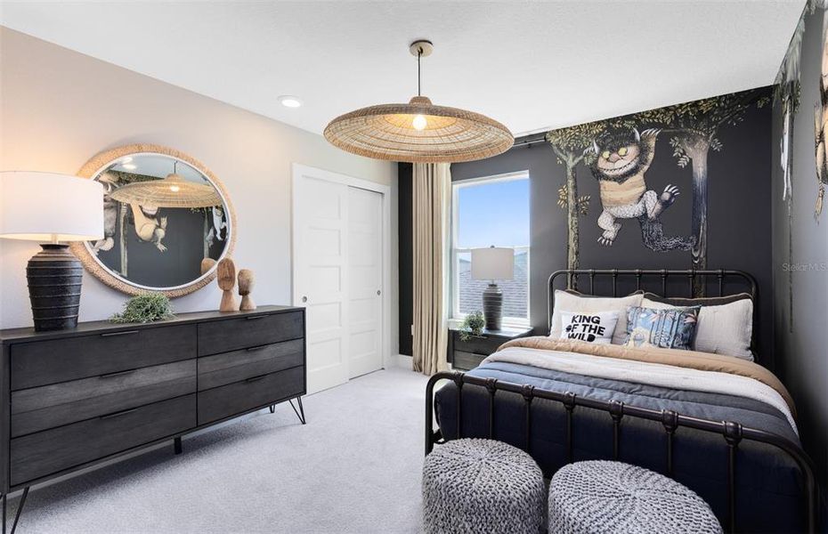 Furnished interior view inside a new home in Parkside Trails, Clermont (Image 39).