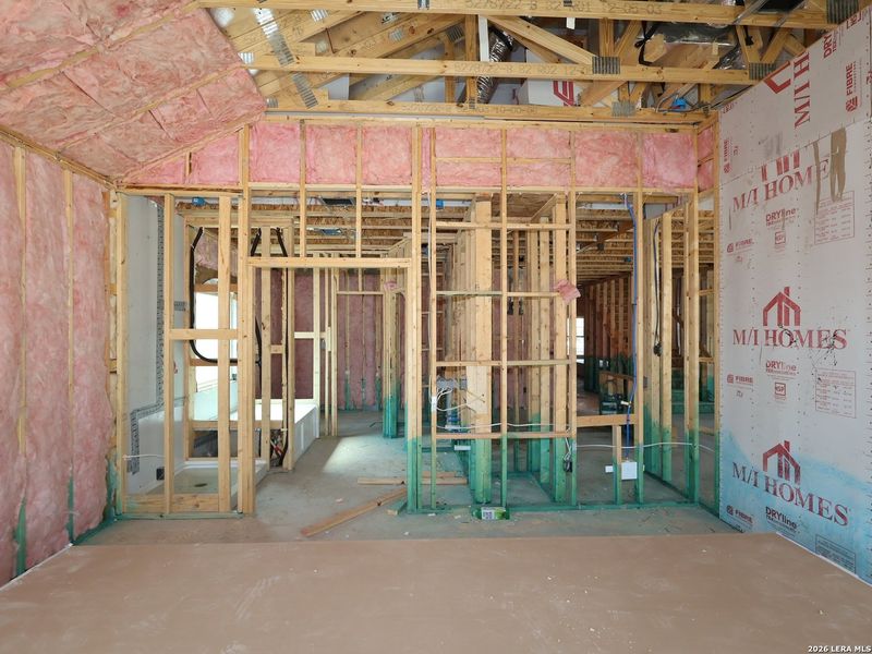 In-progress construction of a new home in Agave, San Antonio, TX (Image 44).