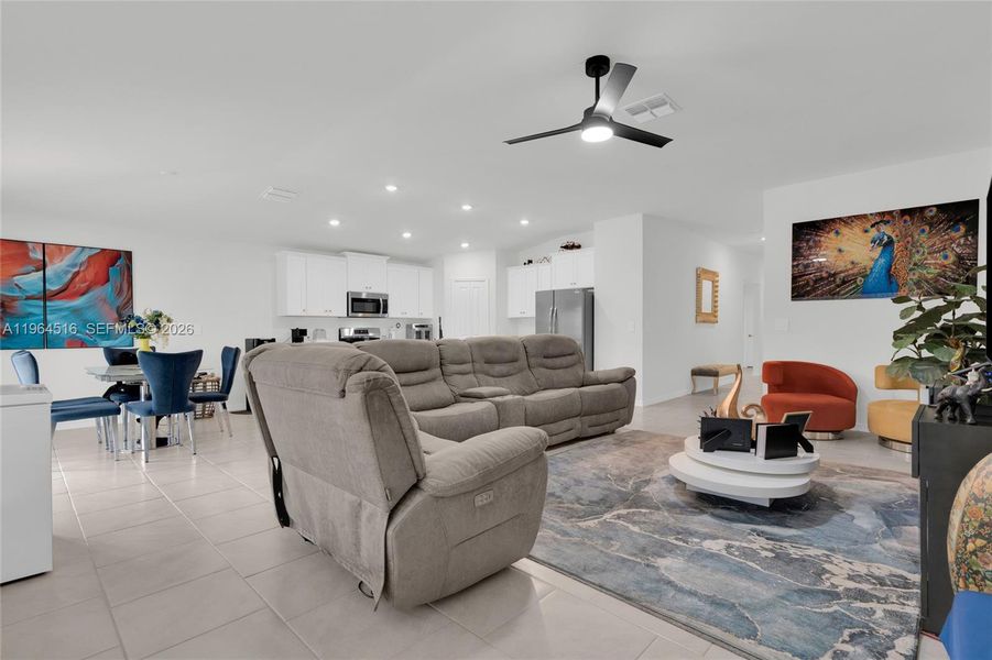 Furnished interior view inside a new home in , Lehigh Acres (Image 11).