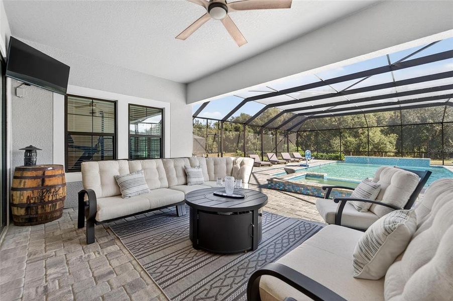 Exterior details and patio area of a home in Creek Ridge Preserve, Lithia (Image 29). Exterior details and patio area of a home in Creek Ridge Preserve, Lithia (Image 29).