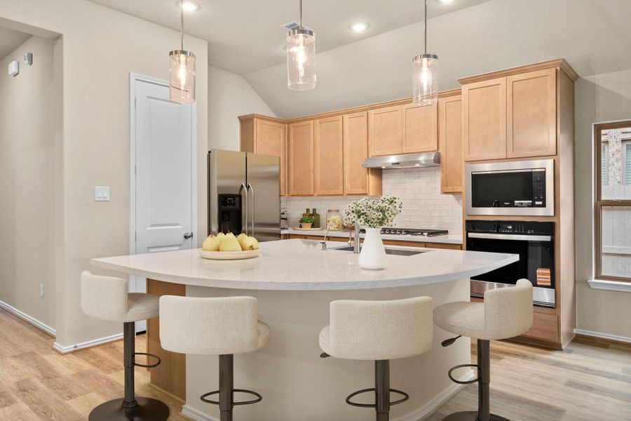 Furnished interior view inside a new home in Pomona 50' & 55', Manvel (Image 5).